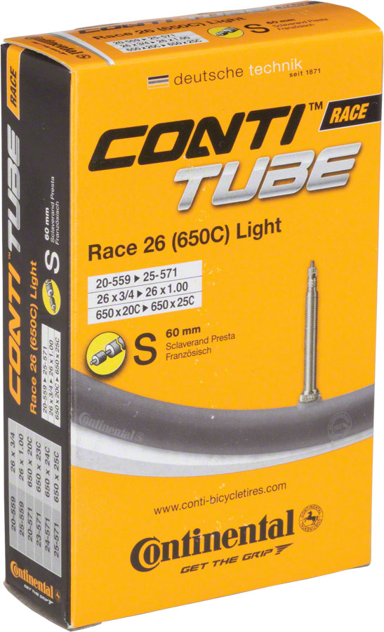 Continental Light Tube - 26 / 650c x 20-25mm 60mm Presta Valve