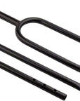 Manillar de bicicleta de tres puntos de fijación Dimension, color negro