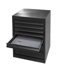 Tool Unior Workbench Single Cabinet Black
