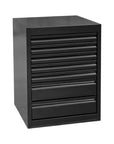 Tool Unior Workbench Single Cabinet Black