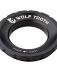 Wolf Tooth CenterLock Rotor Lockring - External Splined Black