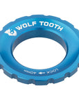 Wolf Tooth CenterLock Rotor Lockring - External Splined Blue