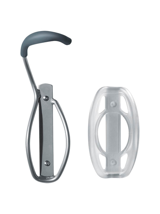 Portabicicletas de pared Delta para una bicicleta con bandeja para neumáticos: admite una bicicleta, color gris