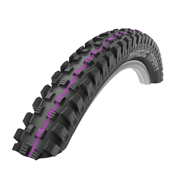 Neumático de montaña Schwalbe Magic Mary Addix 27,5 x 2,60, plegable, sin cámara, Addix Ultra Soft Super Downhill TL Easy, color negro