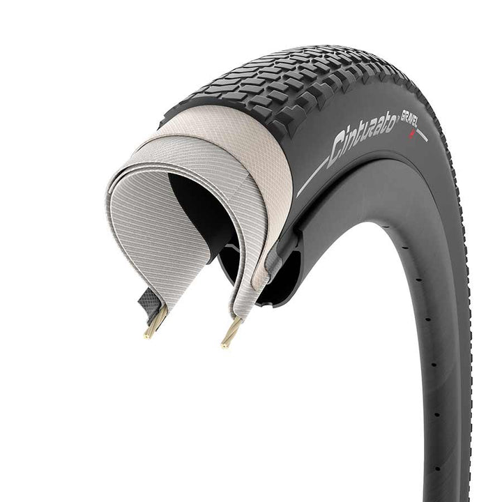 Pirelli Cinturato Gravel H Tire - 700 x 35 Tubeless Folding Black