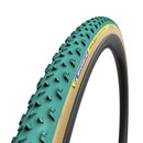Neumático tubular Michelin Power Cyclocross Mud 700x33C plegable, compuesto verde, 3x120TPI, verde