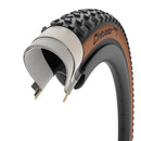 Neumático Pirelli Cinturato Gravel S - 700 x 45 sin cámara, plegable, negro/bronceado