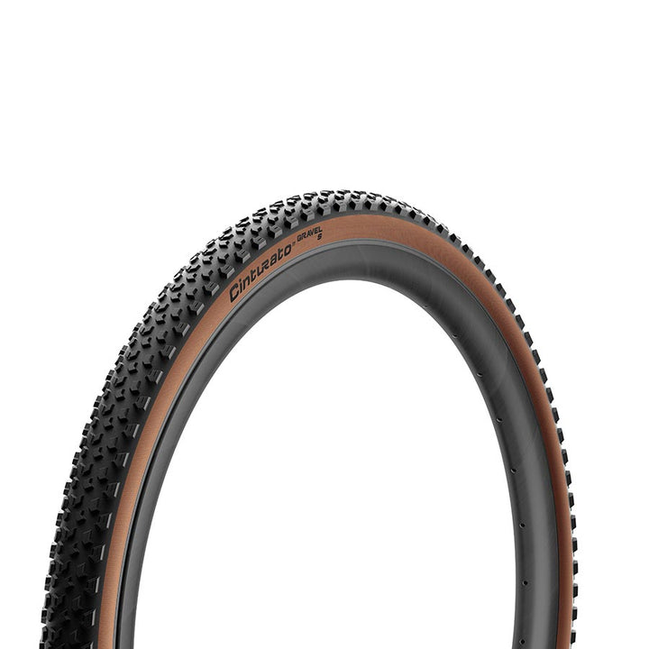 Neumático Pirelli Cinturato Gravel S - 700 x 50 Tubeless Plegable Clásico Color Tan