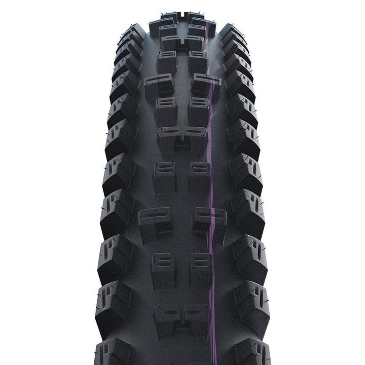 Schwalbe Tacky Chan Tire - 27.5 x 2.40 Tubeless Folding BLK Evolution Line Super Downhill Addix Ultra Soft E-50