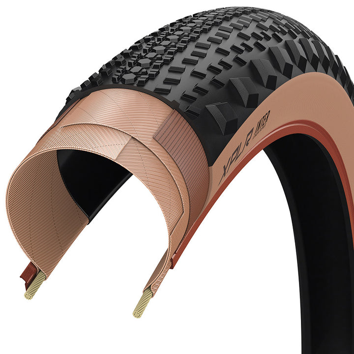 Neumático Zipp Goodyear XPLR Inter Gravel 700x50C plegable sin cámara Dynamic:UHP M:Wall negro