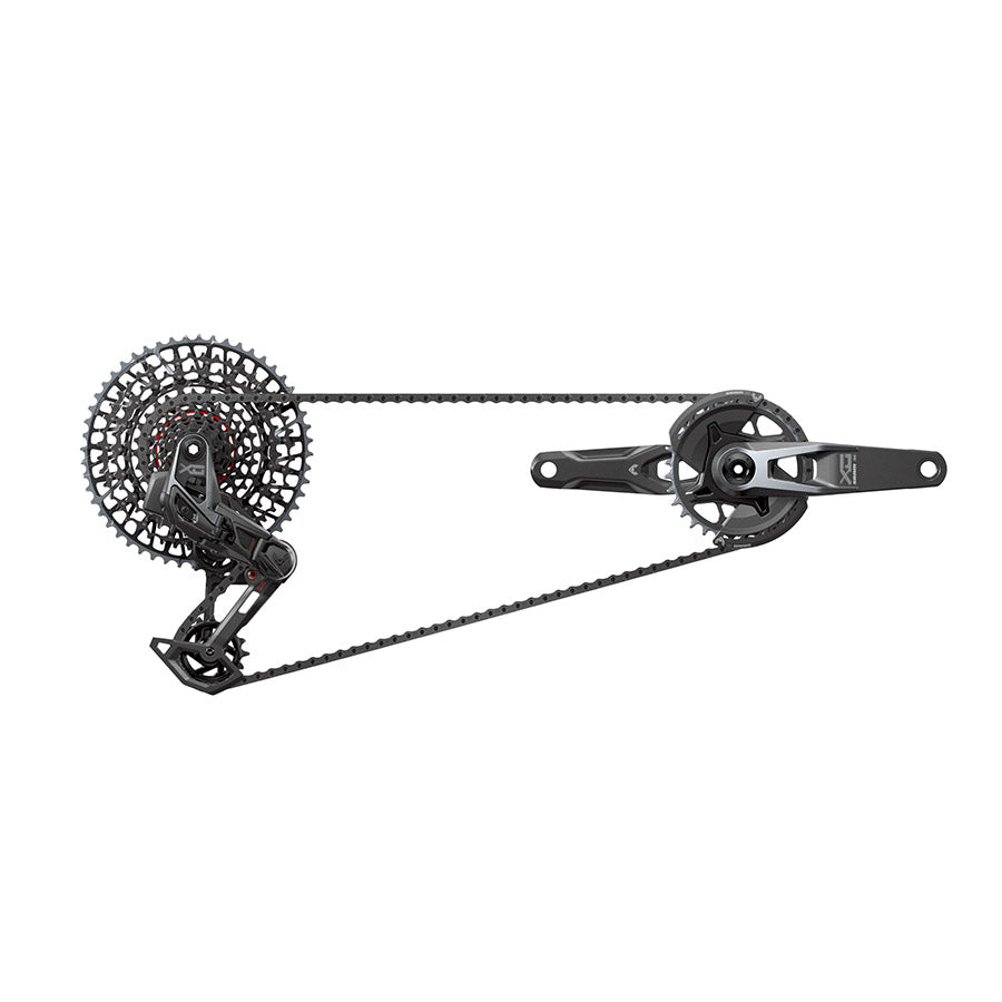 SRAM X0 T-Type Eagle V2 AXS Groupset 175mm Black