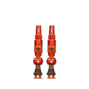 Muc-Off Big Bore Lite Tubeless Valve 60mm Pair - Orange