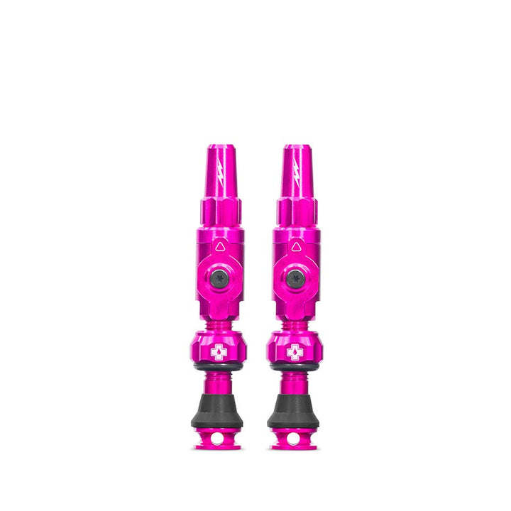 Par de válvulas sin cámara Muc-Off Big Bore Lite de 60 mm - Rosa