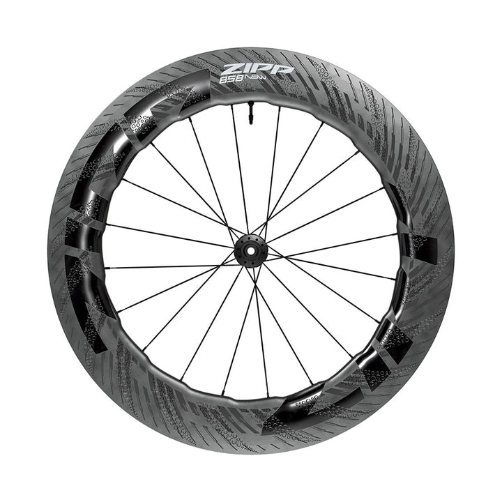 Rueda delantera Zipp 858 NSW - 700 12 x 100 mm Center-Lock Tubeless Carbon D1