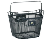 Cesta delantera Topeak con soporte para manillar Fixer 3: negra