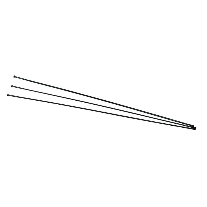 Paquete de 3 radios Zipp Sapim CX-Ray negros de tiro recto de 236 mm