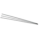 Paquete de 3 radios Zipp Sapim CX-Ray negros de tiro recto de 278 mm