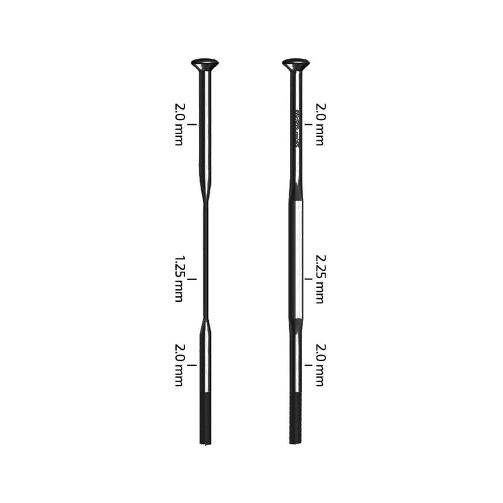 Radios Zipp Sapim CX-Sprint de tiro recto, negros, 272 mm, 3 unidades