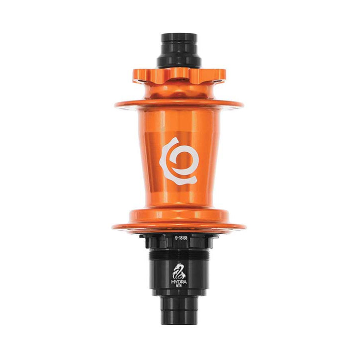 Buje trasero Industry Nine Hydra Classic - 12 x 148 mm, 6 tornillos, XD, naranja, 28 agujeros