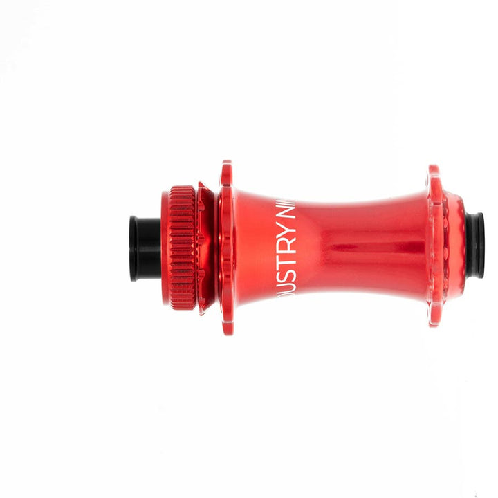 Industry Nine Solix G Classic Front Disc Hub Front 28H 12mm TA 100mm Red