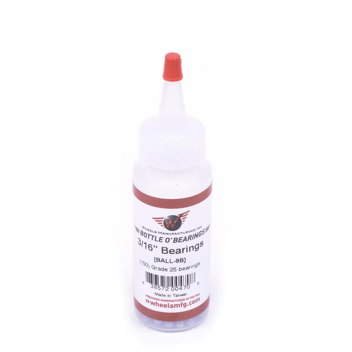 Wheels Manufacturing Grade 25 3/16" Loose Ball Bearing: Bottle of 150