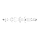 Zipp 188v6 Rear axle Assembly 2013+ SRAM/Shimano Freehub