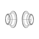 Tapas de conversión de disco Zipp 77 para eje pasante delantero de 100 x 15 mm