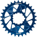 Wheels Manufacturing Direct Mount Chainring - 30t SRAM 3-Bolt Direct Mount 3mm Offset T-Type Chain Compatible Blue