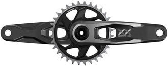 SRAM XX Downhill T-Type Crankset - 155mm 7-Speed 34t 6mm Offset Chainring Direct Mount 56.5mm Chainline DUB DH Spindle BLK