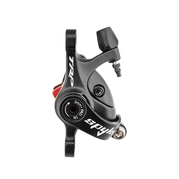 TRP Spyke Mechanical Post-Mount Caliper long-pull leversout rotor BLK
