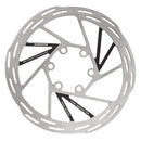 Disco de freno SRAM Paceline - 140 mm, 6 tornillos, plateado/negro
