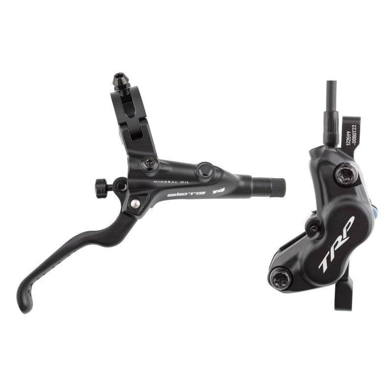 Freno de disco y palanca TRP Slate T4 - Trasero Hidráulico Post Mount Negro