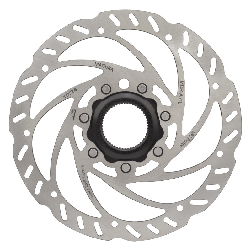 Magura MDR-A CL Disc Brake Rotor - 180mm Center Lock External Notch Lo ...