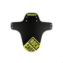 Guardabarros de horquilla RockShox MTB negro con estampado amarillo neón