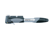 Topeak Mini Dual DXG Mini Pump- 140psi With Gauge Silver/Black