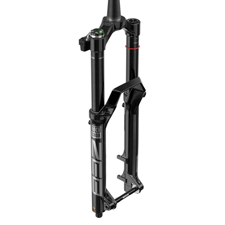 Horquilla de suspensión RockShox ZEB Ult Flight Attendant A3 29 DebonAir+ con buttercups, 170 mm, 1-1/8-1,5, 15 x 110 mm, inclinación TA: 44 mm, color negro. Control remoto: se vende por separado.