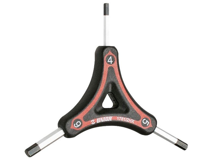 Herramienta Unior Llave Allen en Y de 4, 5 y 6 mm