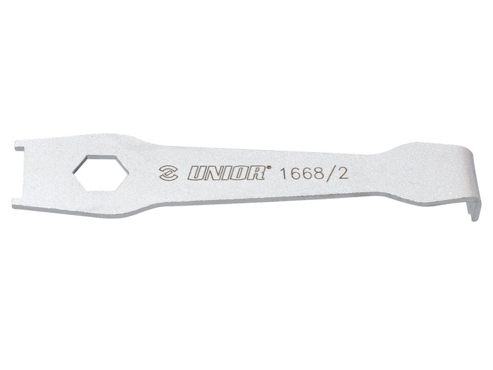 Llave de manivela Tool Unior para tuercas de anillos de cadena delantera