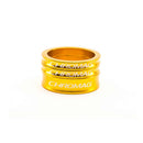 Chromag Spacer Kit Headset Spacer 1-1/8 Height: Set Aluminum Gold Kit