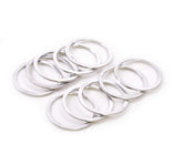 Wheels Manufacturing Aluminum Headset Spacer - 1-1/8" 1.5mm Silver 5-pack