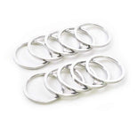 Wheels Manufacturing Aluminum Headset Spacer - 1-1/8" 2.5mm Silver 5-pack