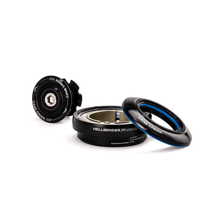 Cane Creek Hellbender 70 Visco Upper Headset - ZS44/28.6-H13.5 Mid Tune BLK