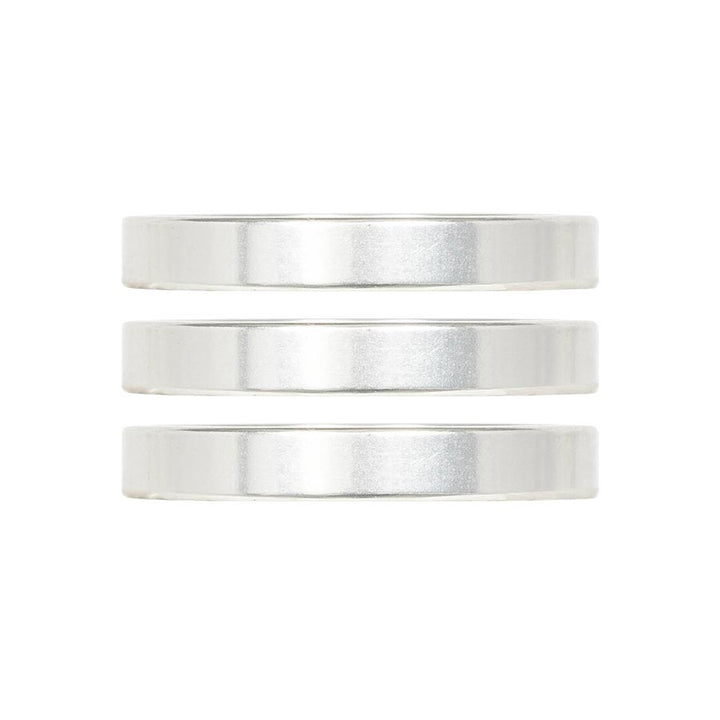 Industry Nine iRiX Headset Spacer 1-1/8 Height: 5mm Aluminum Silver 3pcs