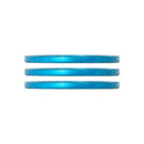 Industry Nine iRiX Headset Spacer 1-1/8 Height: 2.5mm Aluminum Turquoise 3pcs