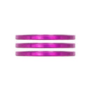 Industry Nine iRiX Headset Spacer 1-1/8 Height: 2.5mm Aluminum Purple 3pcs