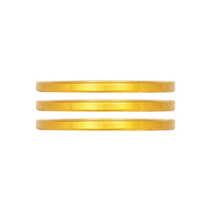 Industry Nine iRiX Headset Spacer 1-1/8 Height: 2.5mm Aluminum Gold 3pcs