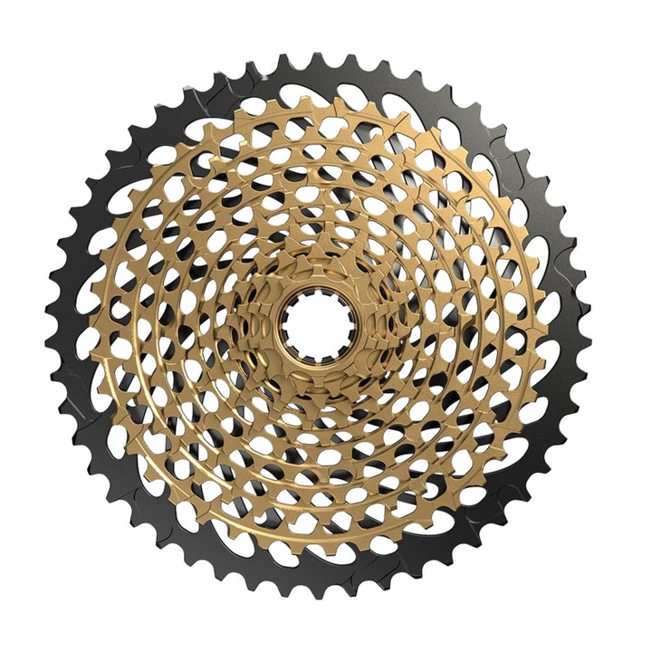 Cassette SRAM XX1 Eagle XG-1299 de 12 velocidades, 10-50 dientes, dorado/negro, para cuerpo de transmisión XD