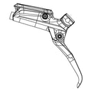 SRAM Level TL Replacement Hydraulic Brake Lever Assembly Barb OliveNo Hose Gloss BLK
