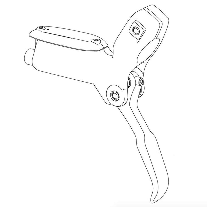 Conjunto de palanca de freno de disco SRAM Level Bronze Stealth - Palanca de aluminio Dark Polar C1