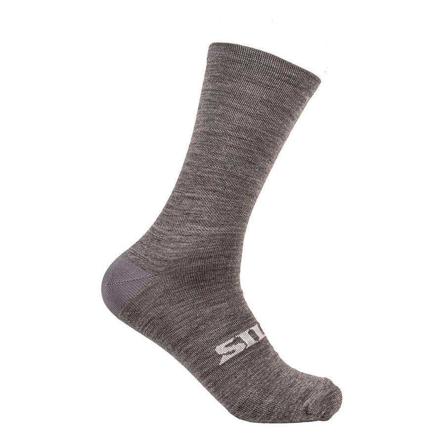 Silca Gravel Wool Socks Gray Medium